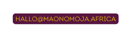 hallo maonomoja africa